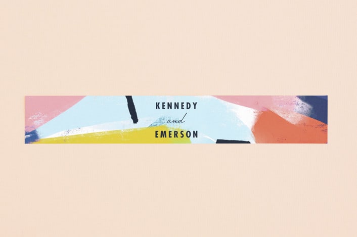 "Happy Day" - Belly Bands in Carnival by Angela Marzuki - Assembled with Invitation