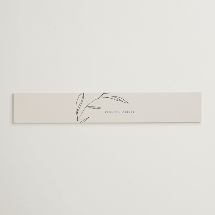 "Waldorf" - Belly Bands in Taupe by Kelly Schmidt - Assembled with Invitation