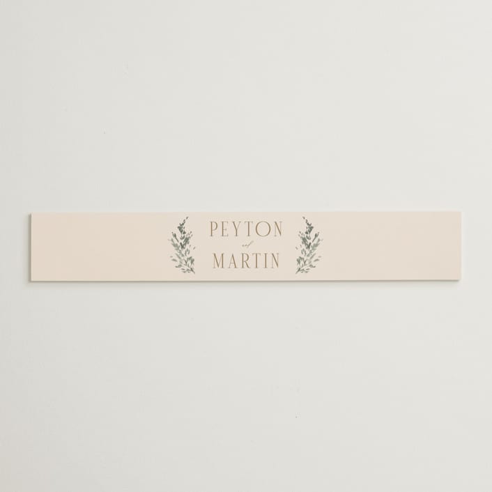 "Sprigs of Joy" - Belly Bands in Pearl by Leah Bisch - Assembled with Invitation