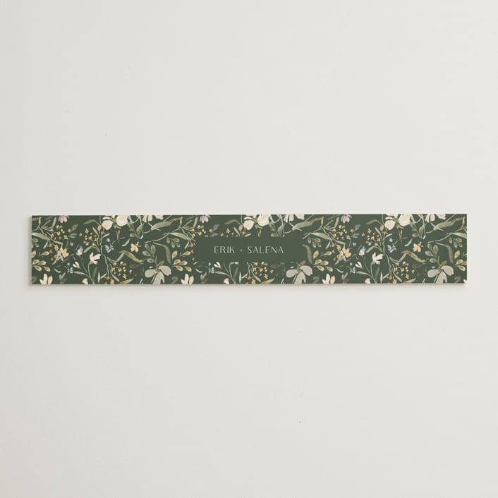 "Aster" - Belly Bands in Garden by Itsy Belle Studio - Assembled with Invitation