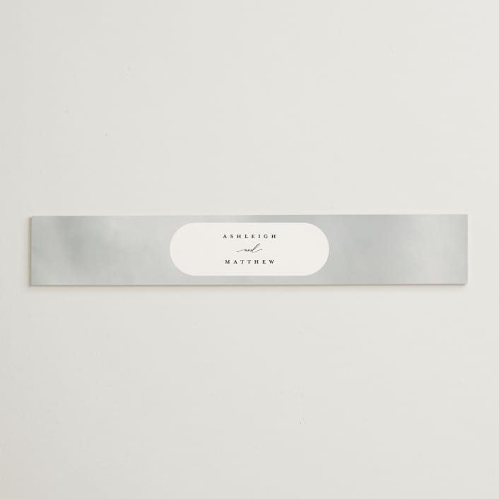 "Panoramic" - Belly Bands in Cloud by Heather Schertzer - Assembled with Invitation