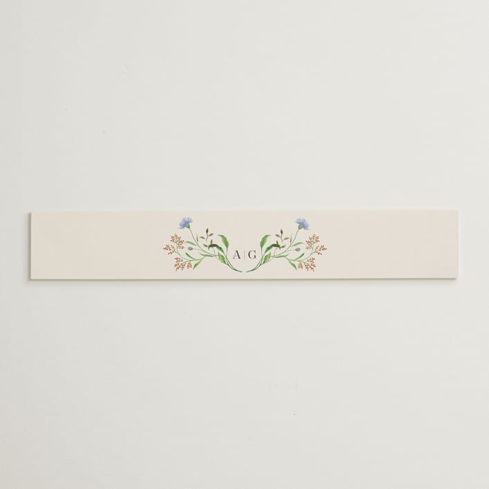 "Wild meadow" - Belly Bands in Elder Flower by Sarah Knight - Assembled with Invitation