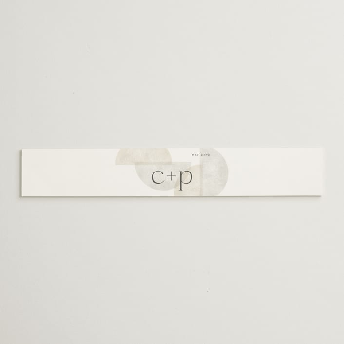 "Camille" - Belly Bands in Stone by Jackie Crawford - Assembled with Invitation