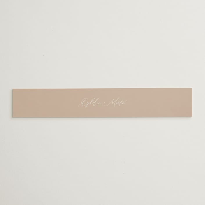 "Ophelia" - Belly Bands in Dusty Rose by Kelly Schmidt - Assembled with Invitation
