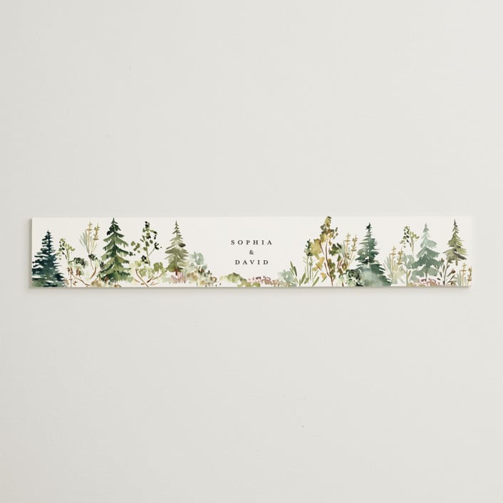 "Great Outdoors" - Belly Bands in Forest by Petra Kern - Assembled with Invitation