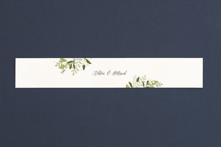 "Ribbonly" - Belly Bands in Blush by Jennifer Wick - Assembled with Invitation
