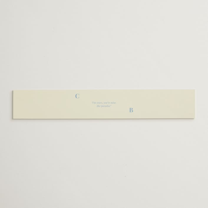 "The Pairfect" - Belly Bands in Waterlily by Helena Vitto - Assembled with Invitation