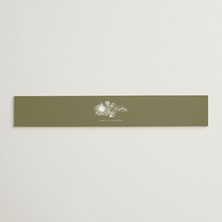 "Rancho" - Belly Bands in Verde by Megan Davis - Assembled with Invitation