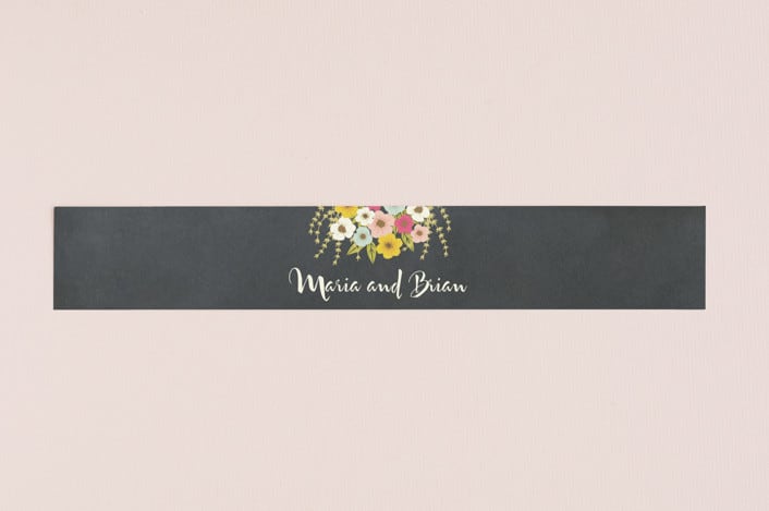 "Plentiful Blossoms" - Belly Bands in Soft Peach by Faith Harlow - Assembled with Invitation