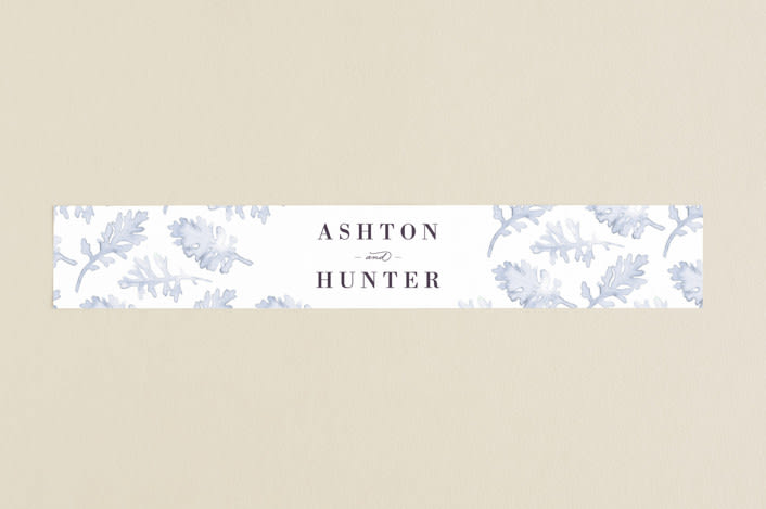 "Evening Bloom" - Belly Bands in Eggplant by Snow and Ivy - Assembled with Invitation