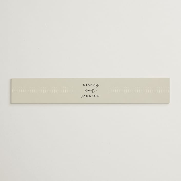 "Love and Faith" - Belly Bands in Vanilla by Louise Kay - Assembled with Invitation
