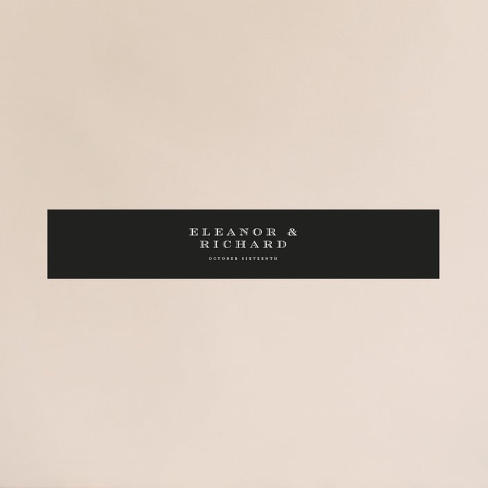 "Diantha" - Belly Bands in Ink by Kimberly Morgan - Assembled with Invitation
