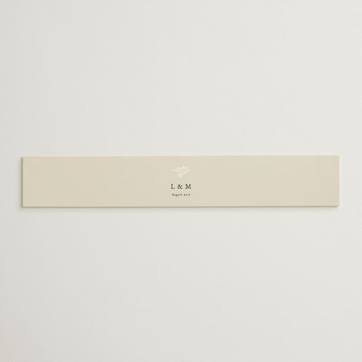"Sense and Sensibility" - Belly Bands in Cloud by Design Lotus - Assembled with Invitation