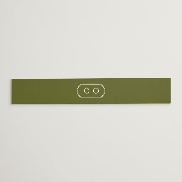 "Garland Monogram" - Belly Bands in Summer by Angela Marzuki - Assembled with Invitation
