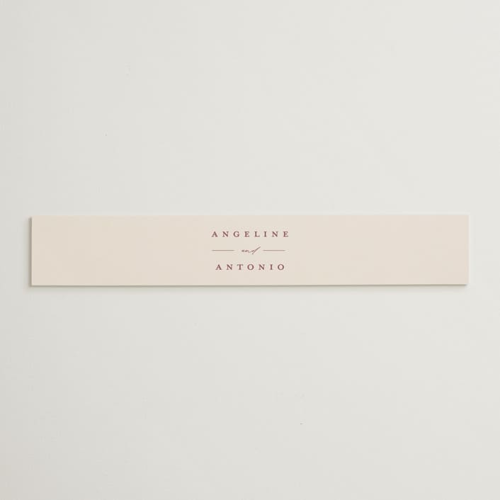 "Chantilly" - Belly Bands in Mauve by Erica Krystek - Assembled with Invitation