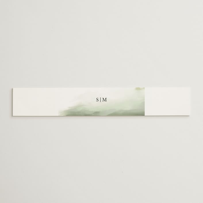 "Hillside" - Belly Bands in Moss by Hannah Williams - Assembled with Invitation