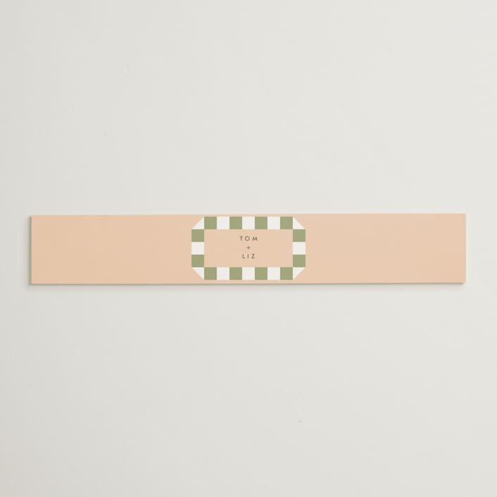 "Boardwalk" - Belly Bands in Peach by Baumbirdy - Assembled with Invitation