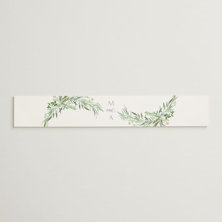"I do" - Belly Bands in Fern by Creo Study - Assembled with Invitation