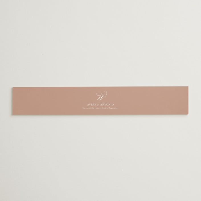 "Avery" - Belly Bands in Dusty Pink by Jennifer Postorino - Assembled with Invitation