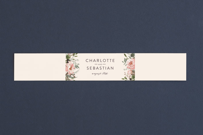 "Desert Blooms" - Belly Bands in Blush by Susan Moyal - Assembled with Invitation