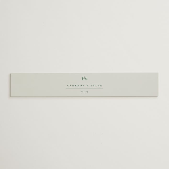 "Blue Ridge" - Belly Bands in Pine by Amy Kross - Assembled with Invitation