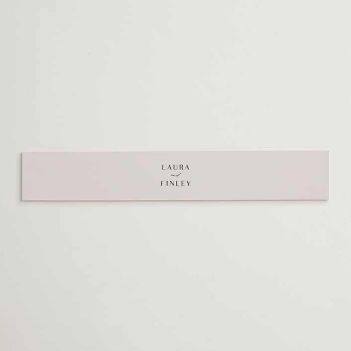 "mimosa" - Belly Bands in Dandelion by Everett Paper Goods - Assembled with Invitation