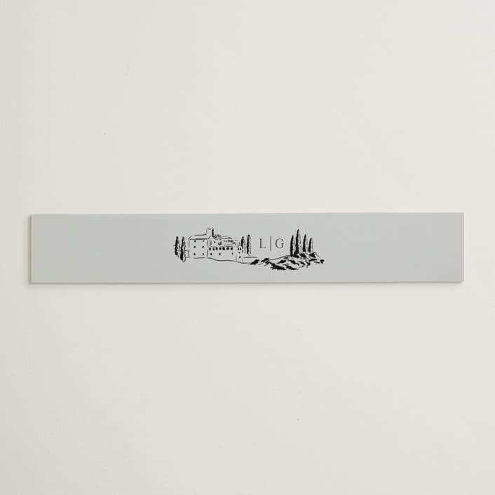 "Countryside Villa" - Belly Bands in Noir by Shiny Penny Studio - Assembled with Invitation