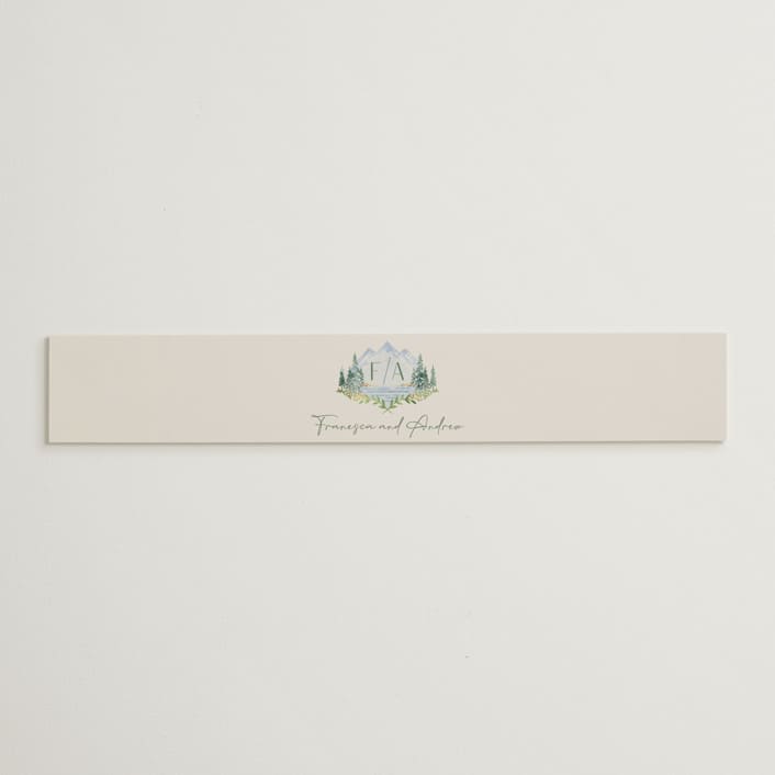 "Miniature Mountainscape" - Belly Bands in Summer by Petra Kern - Assembled with Invitation