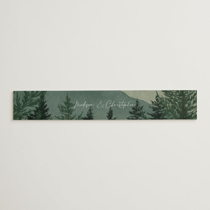 "The Forest" - Belly Bands in Jade by Elly - Assembled with Invitation