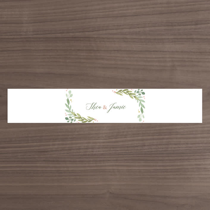 "Garden Glamour" - Belly Bands in Sage by Kristen Smith - Assembled with Invitation