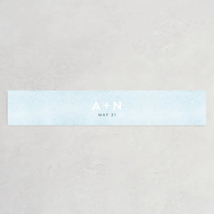 "Painted Sea" - Belly Bands in Sea by Laura Condouris - Assembled with Invitation