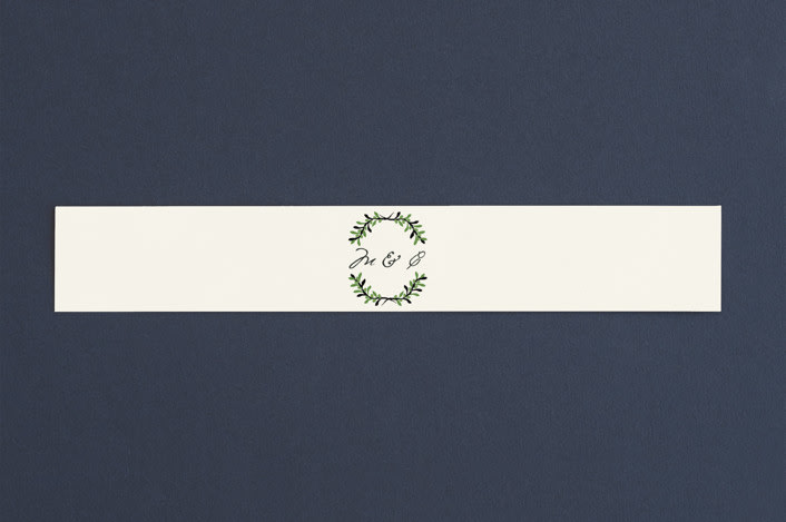 "Italiano" - Belly Bands in Olive by Yolanda Mariak Chendak - Assembled with Invitation
