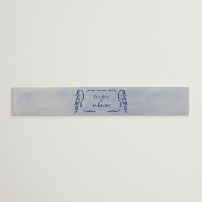 "Santa Catalina" - Belly Bands in Marseille Bleu by Ani Somi - Assembled with Invitation