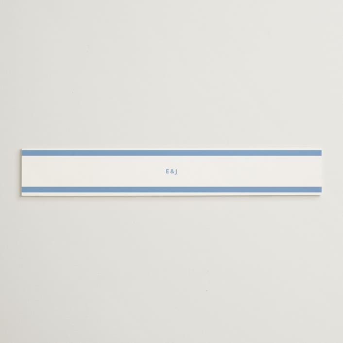 "Montauk" - Belly Bands in Blue Bell by Megan Davis - Assembled with Invitation