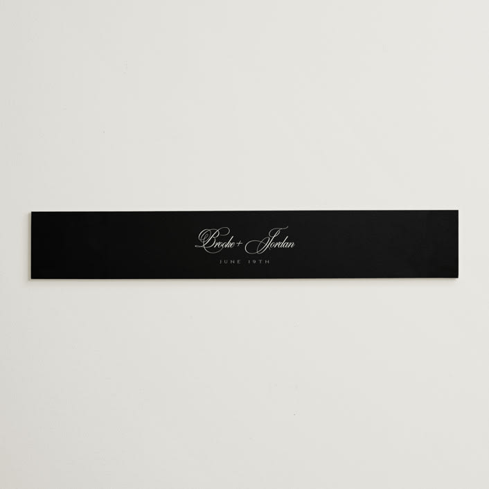 "Side by Side" - Belly Bands in Tuxedo by Orasie - Assembled with Invitation