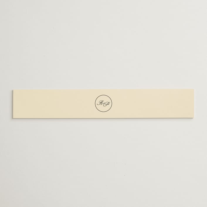 "Elegant and Formal" - Belly Bands in Sunshine by Jen Ramsey - Assembled with Invitation
