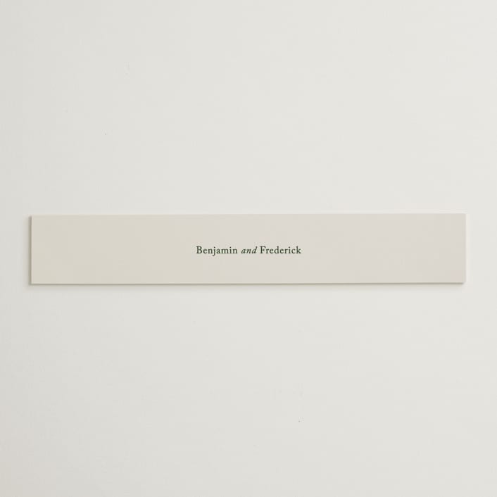 "Editorial" - Belly Bands in Forest by Bethan - Assembled with Invitation