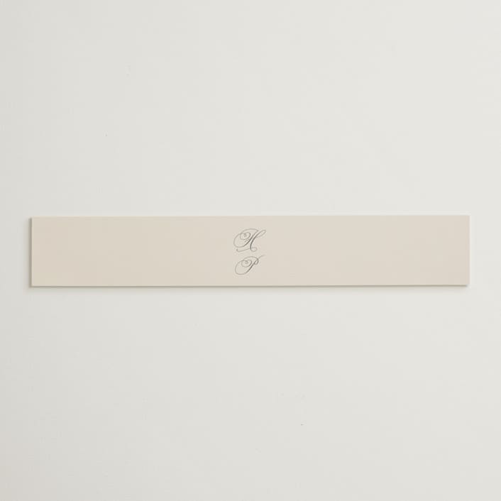 "Let's Say I Do" - Belly Bands in Ivory by Petra Kern - Assembled with Invitation