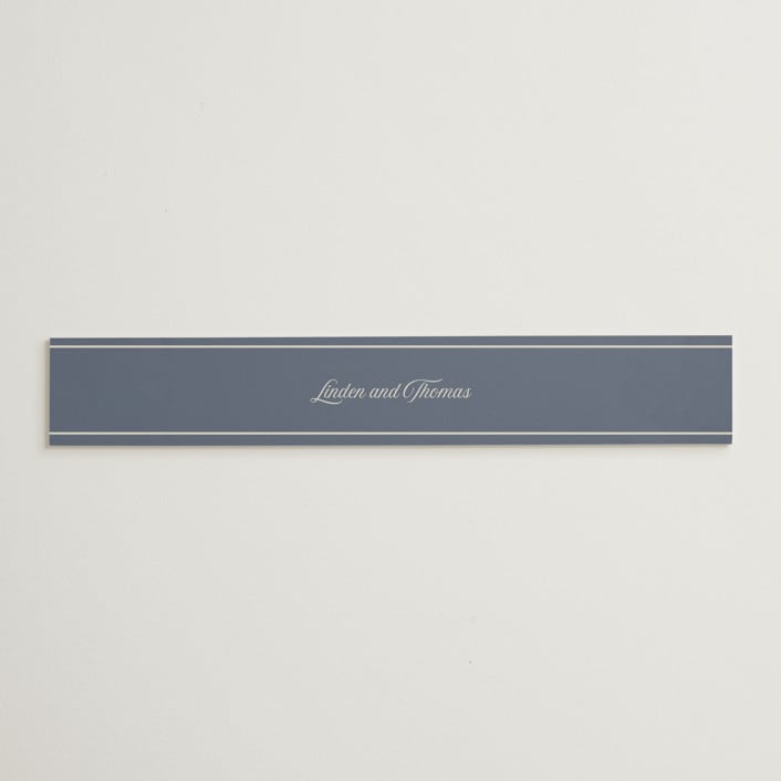 "Ritzy" - Belly Bands in French Blue by Nicoletta Savod - Assembled with Invitation