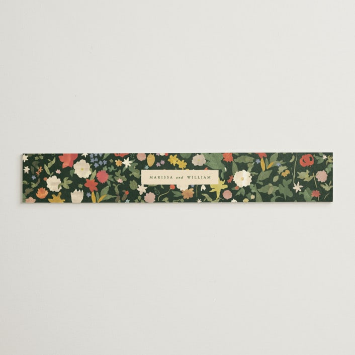 "all the flowers of the world" - Belly Bands in Garden by Sumak Studio - Assembled with Invitation