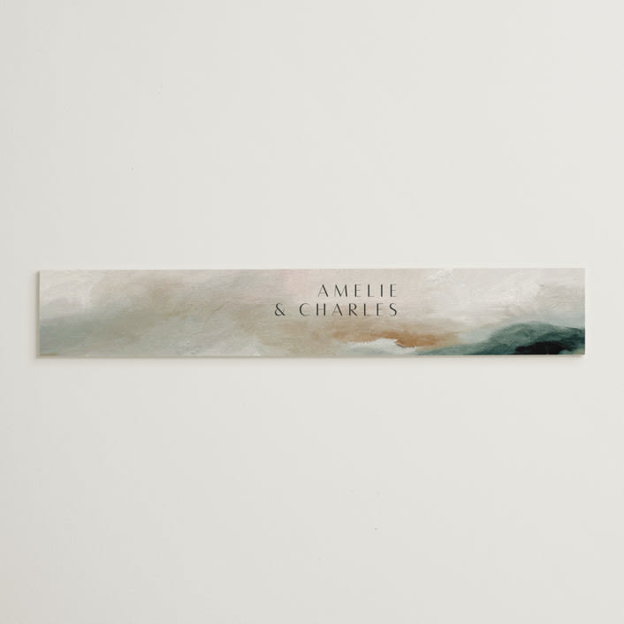 "Sunset Waves" - Belly Bands in Marine by Nicoletta Savod - Assembled with Invitation