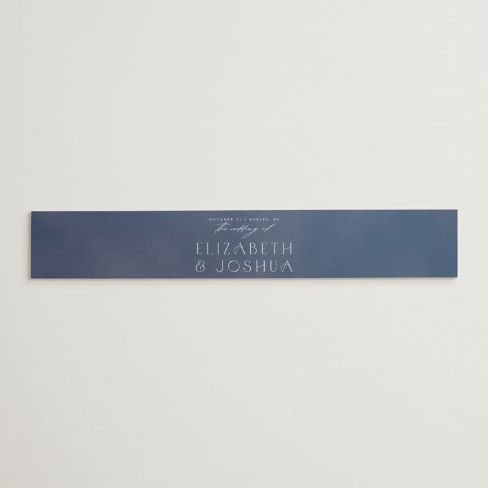 "Nouveau Frame" - Belly Bands in Delphinium by Ashley DeMeyere - Assembled with Invitation
