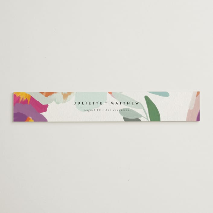 "Abstract Florals" - Belly Bands in Bouquet by Maria Hilas-Louie - Assembled with Invitation