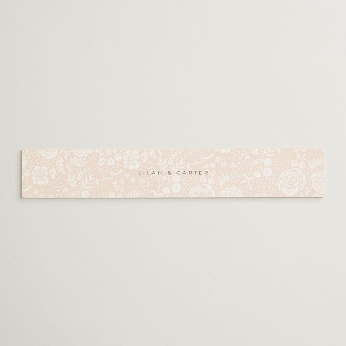 "Classic Lux" - Belly Bands in Blush by Stacey Day - Assembled with Invitation