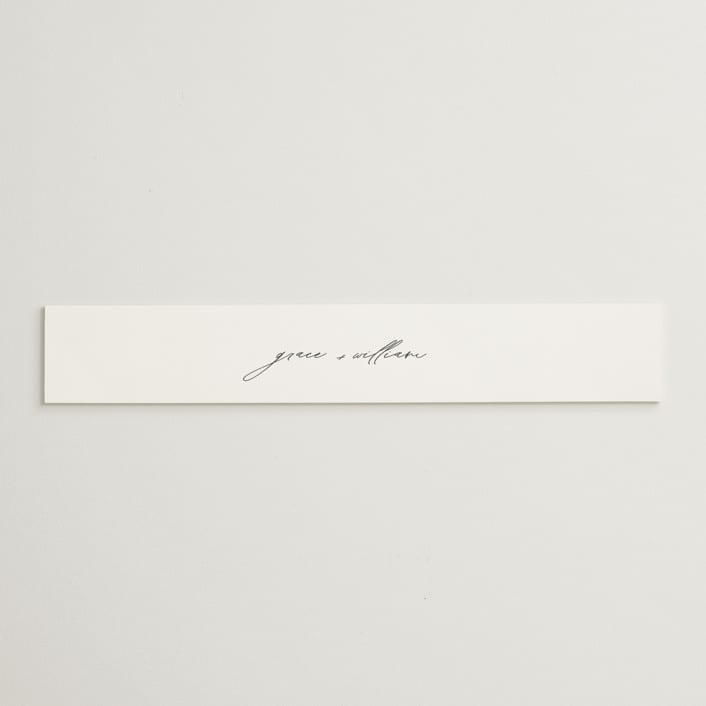 "Delicate Script" - Belly Bands in Cotton by Angela Thompson - Assembled with Invitation