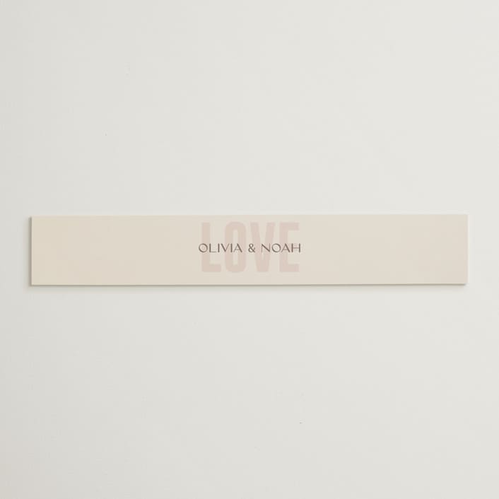 "Salted" - Belly Bands in Blush by Pixel and Hank - Assembled with Invitation