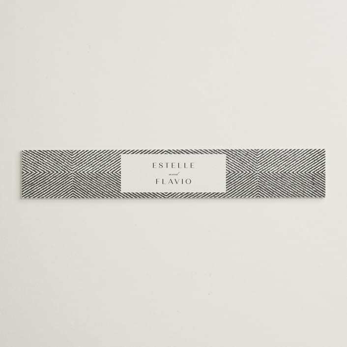 "Elegant Ethno" - Belly Bands in Noir by FRANI - Assembled with Invitation