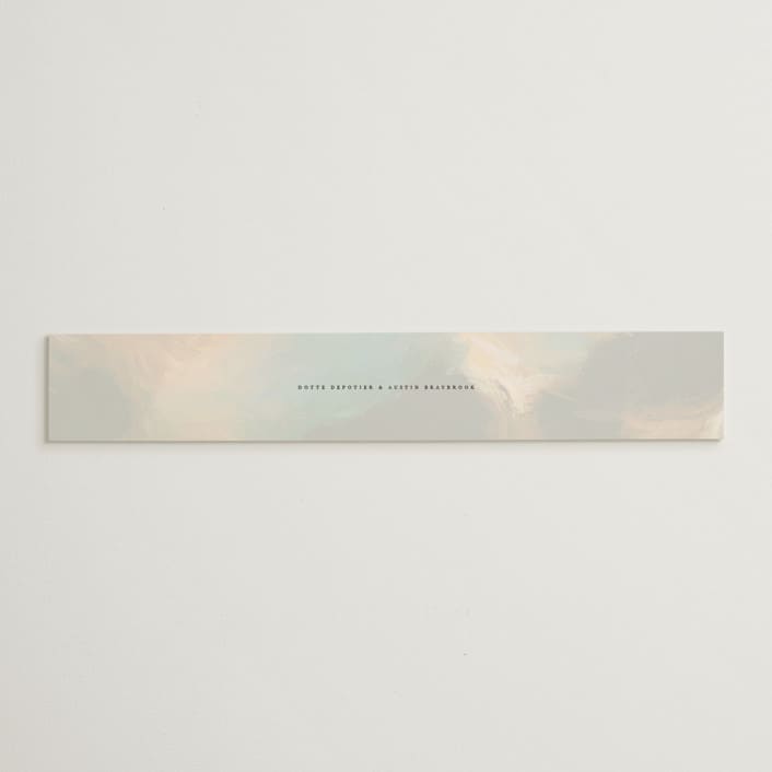 "Daybreak" - Belly Bands in Dove by Olivia Kanaley Inman - Assembled with Invitation