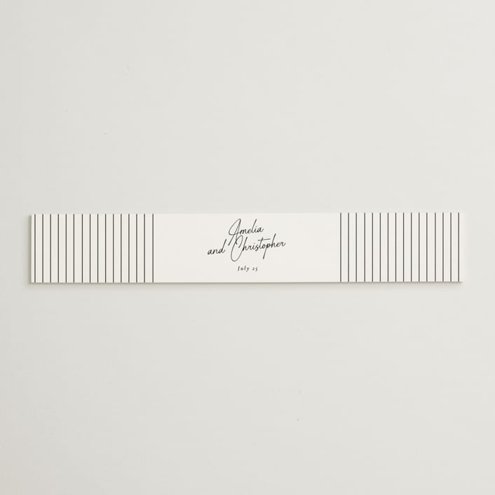"Opera" - Belly Bands in Tuxedo by Jackie Mangiolino - Assembled with Invitation
