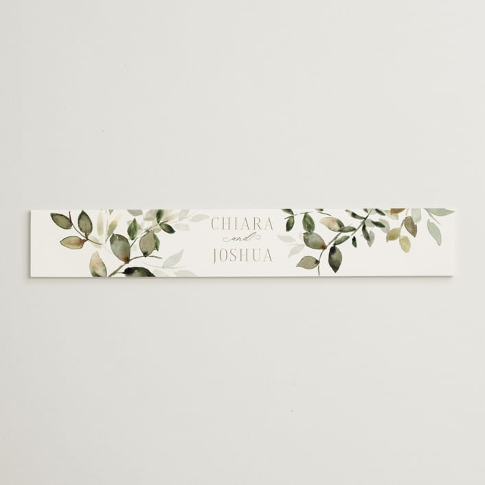 "Lovely" - Belly Bands in Moss by Petra Kern - Assembled with Invitation